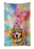 Golden Retriever 3 Hippie Dawg Kitchen Towel