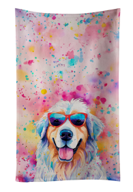 Great Pyrenees 2 Hippie Dawg Kitchen Towel