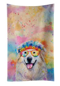 Great Pyrenees 3 Hippie Dawg Kitchen Towel