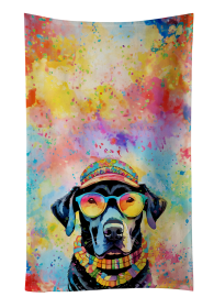 Labrador Retriever - Black - 3 Hippie Dawg Kitchen Towel