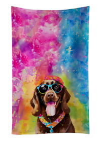 Labrador Retriever - Chocolate - 4 Hippie Dawg Kitchen Towel