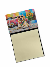 Labrador Retriever - Yellow 3 - Hippie Dawg Sticky Note Holder