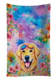 Labrador Retriever - Yellow - 4 Hippie Dawg Kitchen Towel