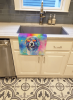 Old English Sheepdog 1 Hippie Dawg Kitchen Towel