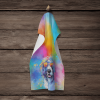Old English Sheepdog 1 Hippie Dawg Kitchen Towel