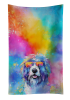 Old English Sheepdog 1 Hippie Dawg Kitchen Towel