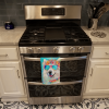 Samoyed 1 Hippie Dawg Kitchen Towel
