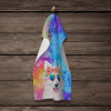 Samoyed2 Hippie Dawg Kitchen Towel