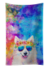 Samoyed2 Hippie Dawg Kitchen Towel