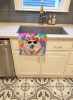 Samoyed 3 Hippie Dawg Kitchen Towel