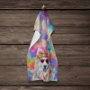 Samoyed 3 Hippie Dawg Kitchen Towel