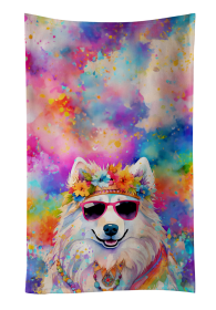 Samoyed 3 Hippie Dawg Kitchen Towel
