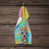 Schnauzer 3 Hippie Dawg Kitchen Towel