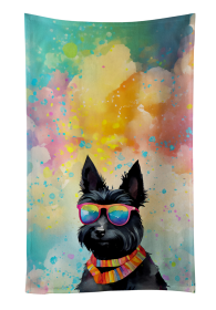 Scottish Terrier 2 Hippie Dawg Kitchen Towel