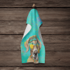 Weimaraner 2 Hippie Dawg Kitchen Towel