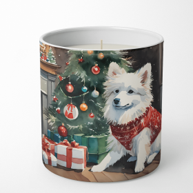 American Eskimo Cozy Christmas Decorative Soy Candle