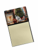 Borzoi Cozy Christmas Sticky Note Holder