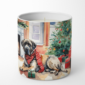 Mastiff Cozy Christmas Decorative Soy Candle