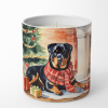 Rottweiler Cozy Christmas Decorative Soy Candle