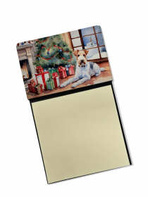 Wire Fox Terrier 2 Cozy Christmas Sticky Note Holder