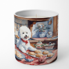 Bichon Frise Christmas Cookies Decorative Soy Candle