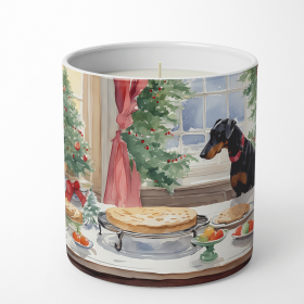 Doberman Christmas Cookies Decorative Soy Candle