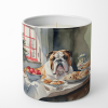 Bulldog Christmas Cookies Decorative Soy Candle