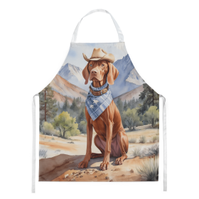 Vizsla Cowboy Welcome Apron