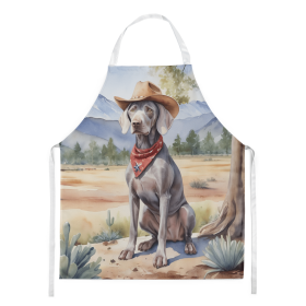 Weimaraner Cowboy Welcome Apron