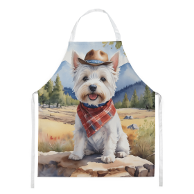 West Highland White Terrier/Westie Cowboy Welcome Apron