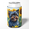 Affenpinscher 6000 In Sunflowers Can or Bottle Hugger