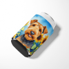 Airedale Terrier 6002 In Sunflowers Can or Bottle Hugger