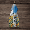 Alaskan Klee Kai in Sunflowers Kitchen Towel