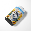 Alaskan Klee Kai 6004 In Sunflowers Can or Bottle Hugger
