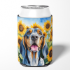 American English Coonhound 6007 In Sunflowers Can or Bottle Hugger