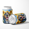 American English Coonhound 6007 In Sunflowers Can or Bottle Hugger