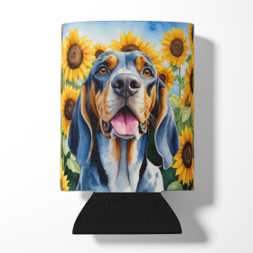 American English Coonhound 6007 In Sunflowers Can or Bottle Hugger