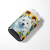 American Eskimo 6008 In Sunflowers Can or Bottle Hugger