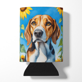 American Foxhound 6009 In Sunflowers Can or Bottle Hugger