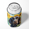 American Water Spaniel 6011 In Sunflowers Can or Bottle Hugger