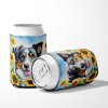 Australian Shepherd 6014 In Sunflowers Can or Bottle Hugger