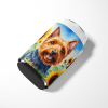 Australian Terrier 6015 In Sunflowers Can or Bottle Hugger
