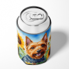 Australian Terrier 6015 In Sunflowers Can or Bottle Hugger