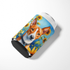 Basenji 6016 In Sunflowers Can or Bottle Hugger