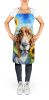 Basset Hound in Sunflowers Apron