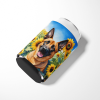 Belgian Malinois 6022 In Sunflowers Can or Bottle Hugger