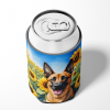 Belgian Malinois 6022 In Sunflowers Can or Bottle Hugger