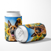Belgian Malinois 6022 In Sunflowers Can or Bottle Hugger