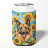 Belgian Tervuren 6024 In Sunflowers Can or Bottle Hugger