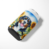 Bernese Mountain Dog 6026 In Sunflowers Can or Bottle Hugger